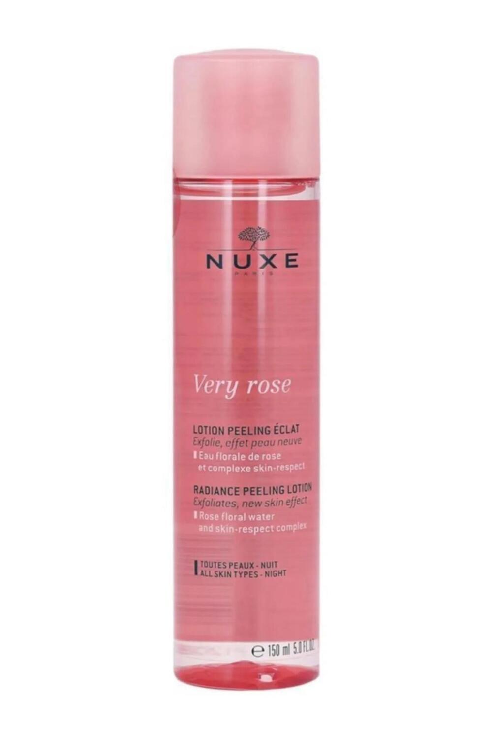 Nuxe Very Rose Radiance Peeling Lotion 150ml - Gentle Exfoliating Skincare for All Skin Types