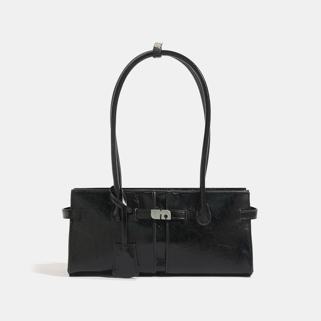 Womens Versatile Commuter Handbag Luxurious Feel Large Capacity