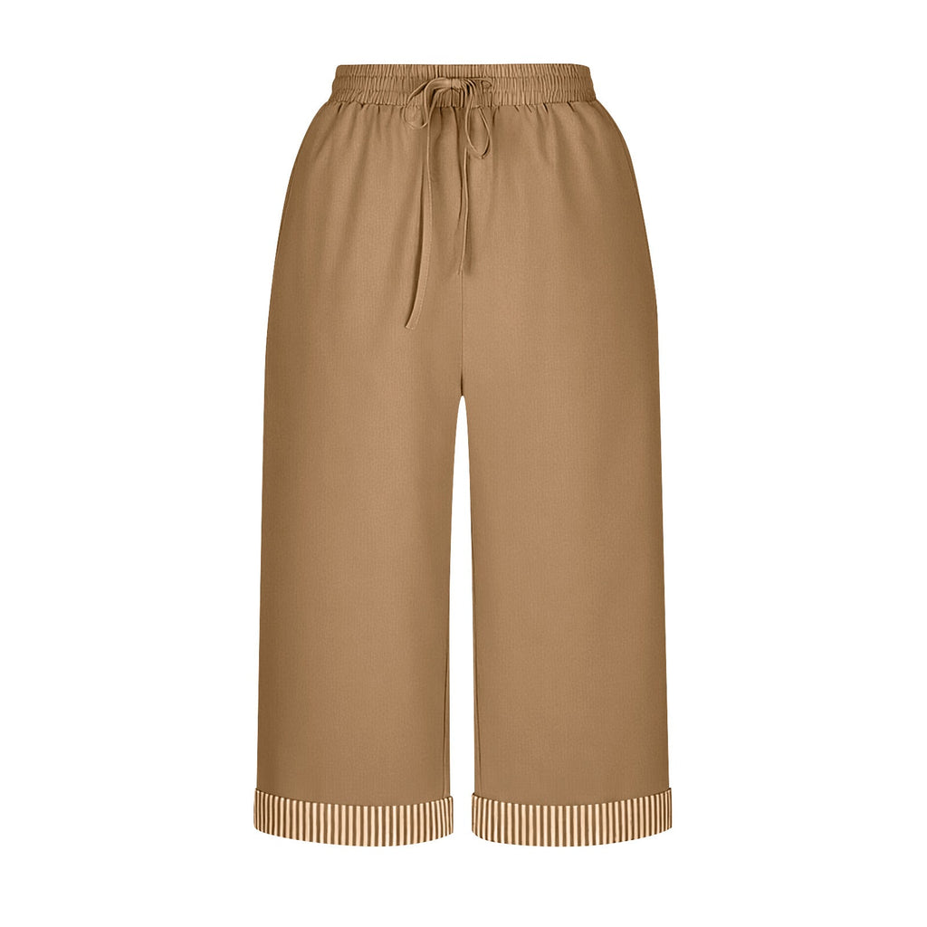 Summer New European And American Style Casual Cropped Pants