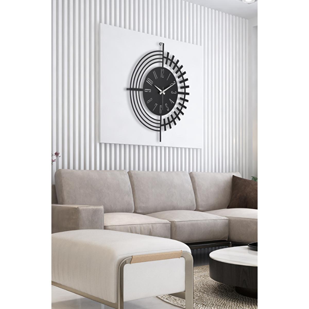 Muyika 41x41cm Metal Modern Wall Clock - Silent Sweep Mechanism, Modern Home Decor