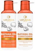 Batana Oil Shampoo and Conditioner Set 16 Fl Oz Set of 2 Sulfate Free Volumizing Formula for Fine Hair Thickening Salon Quality Paraben Free Blend for Thin Hair For Women and Men