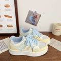 Cute Cat Design Low-Top White Shoes For Women, New Spring 2026 Collection, Versatile Fashion Casual Sneakers With Soft Sole And Unique Stylish Design