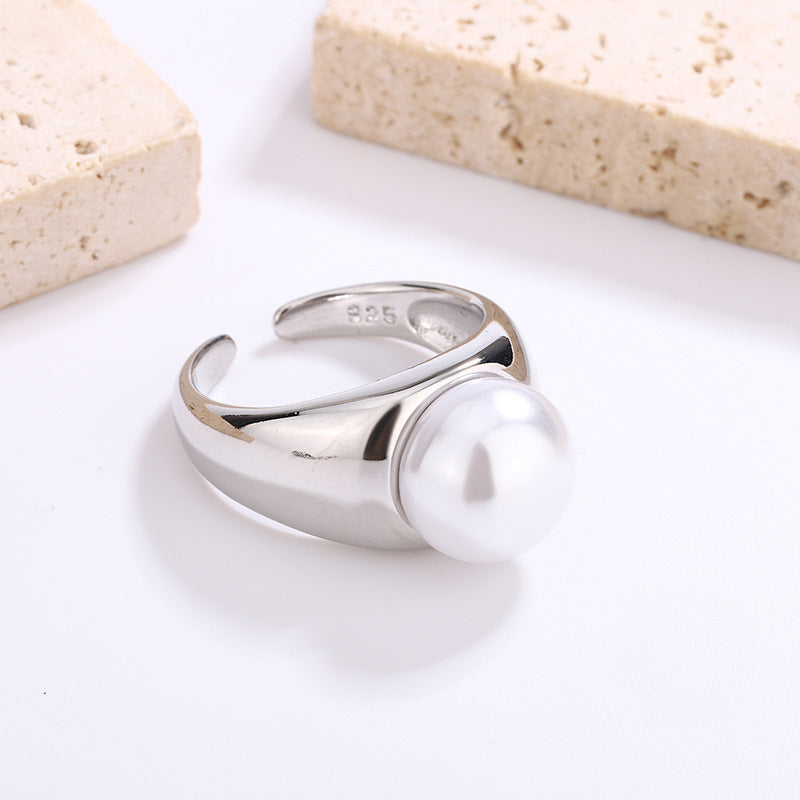 Zircon Inlaid Unique Design Minority Fashion Index Finger Ring