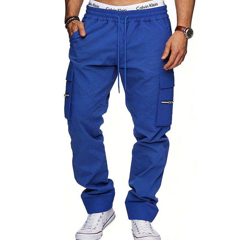 Outdoor Loose Men's Multi-Pocket Casual Sports Pants