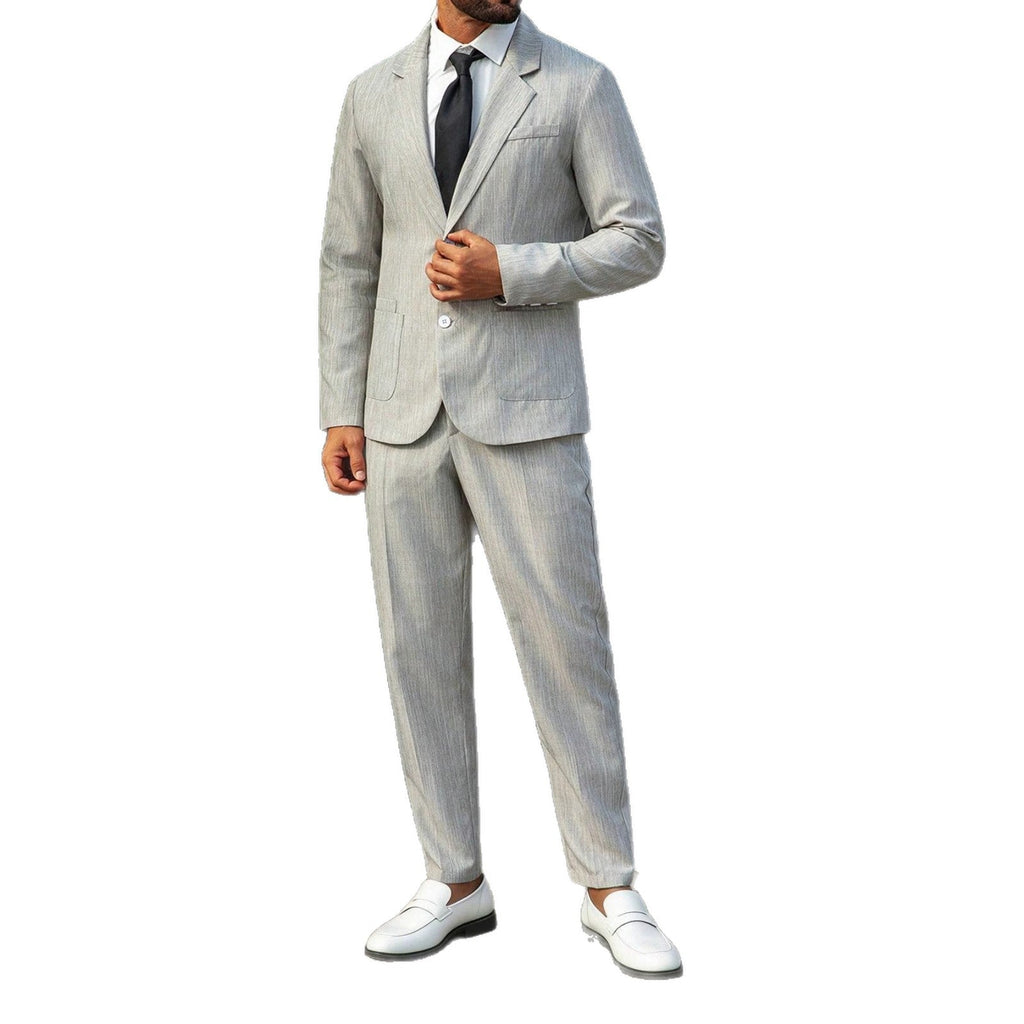 Mens Business Single-Breasted Suit Set
