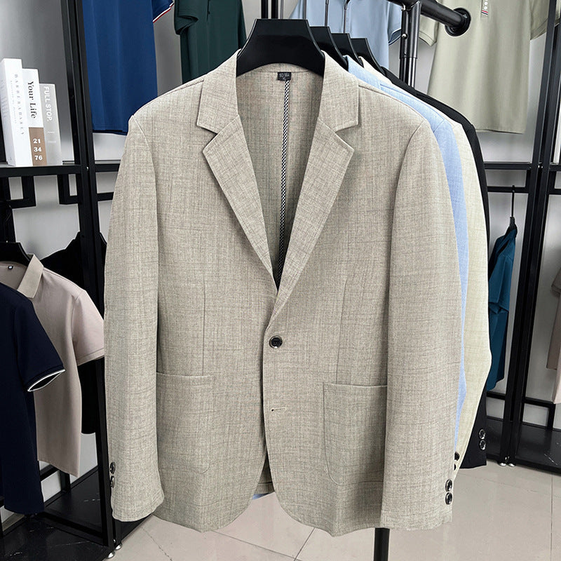 Trendy Breathable Casual Blazer For Spring And Autumn