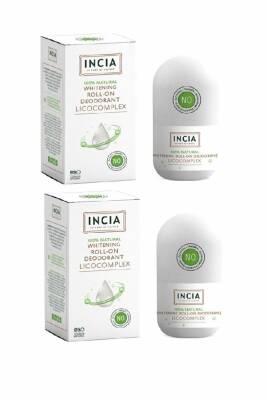 Incia Natural Roll-on Deodorant - Whitening, Chemical-Free, 3.38 fl oz