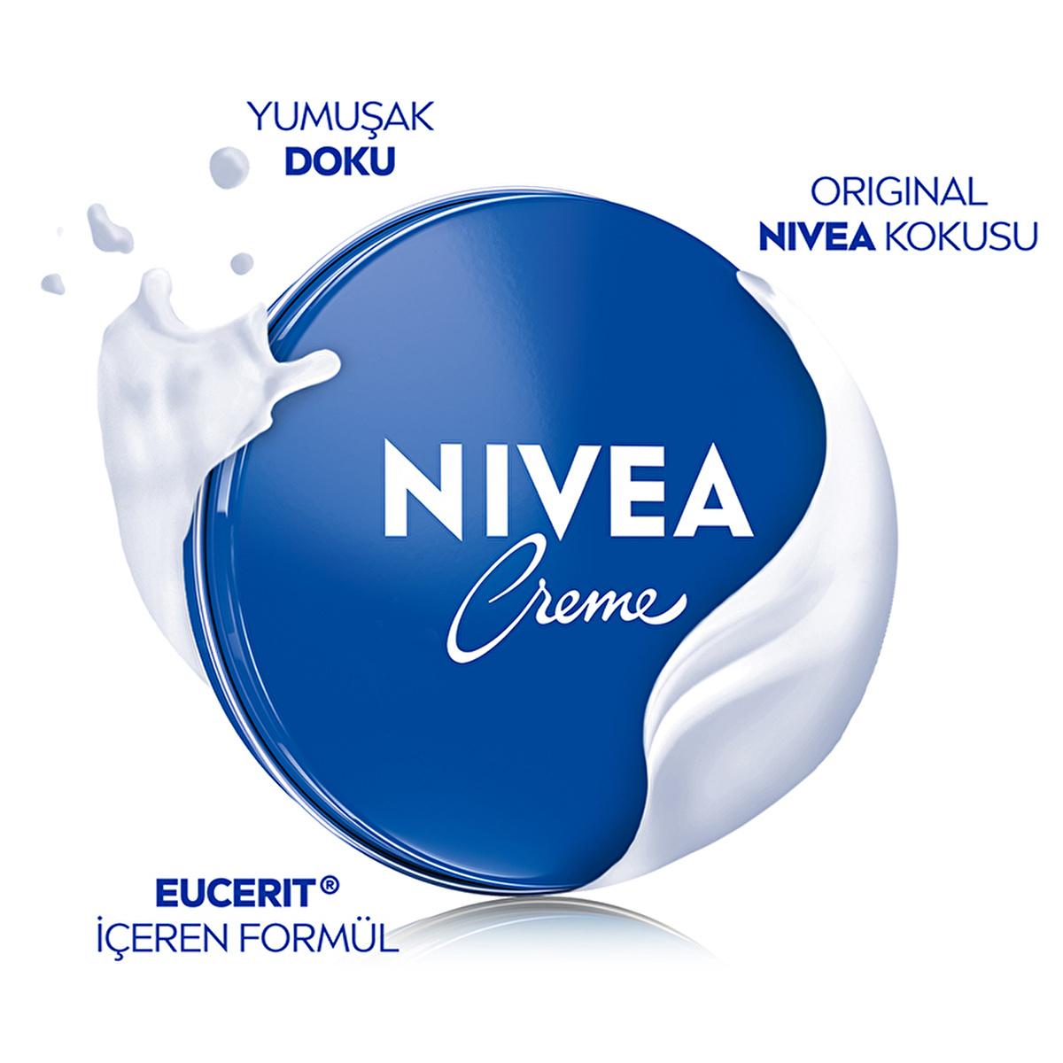 NIVEA Creme Moisturizing Cream - Long-Lasting Hydration for Dry Skin, Face and Body Moisturizer, 250ml