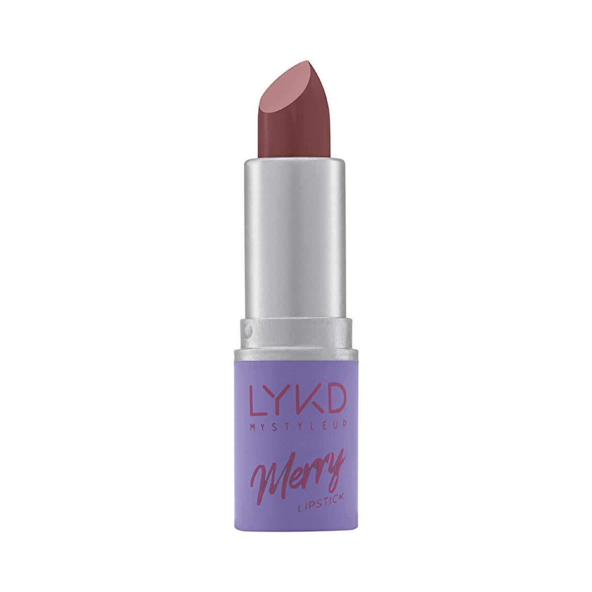 LYKD Merry Lipstick 516 Warm Pink - Moisturizing, Creamy, Colorful Lipstick for Vibrant Lips