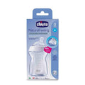 Chicco Natural Feeling 250ml Baby Bottle - Angled Nipple Design for Newborns & Infants