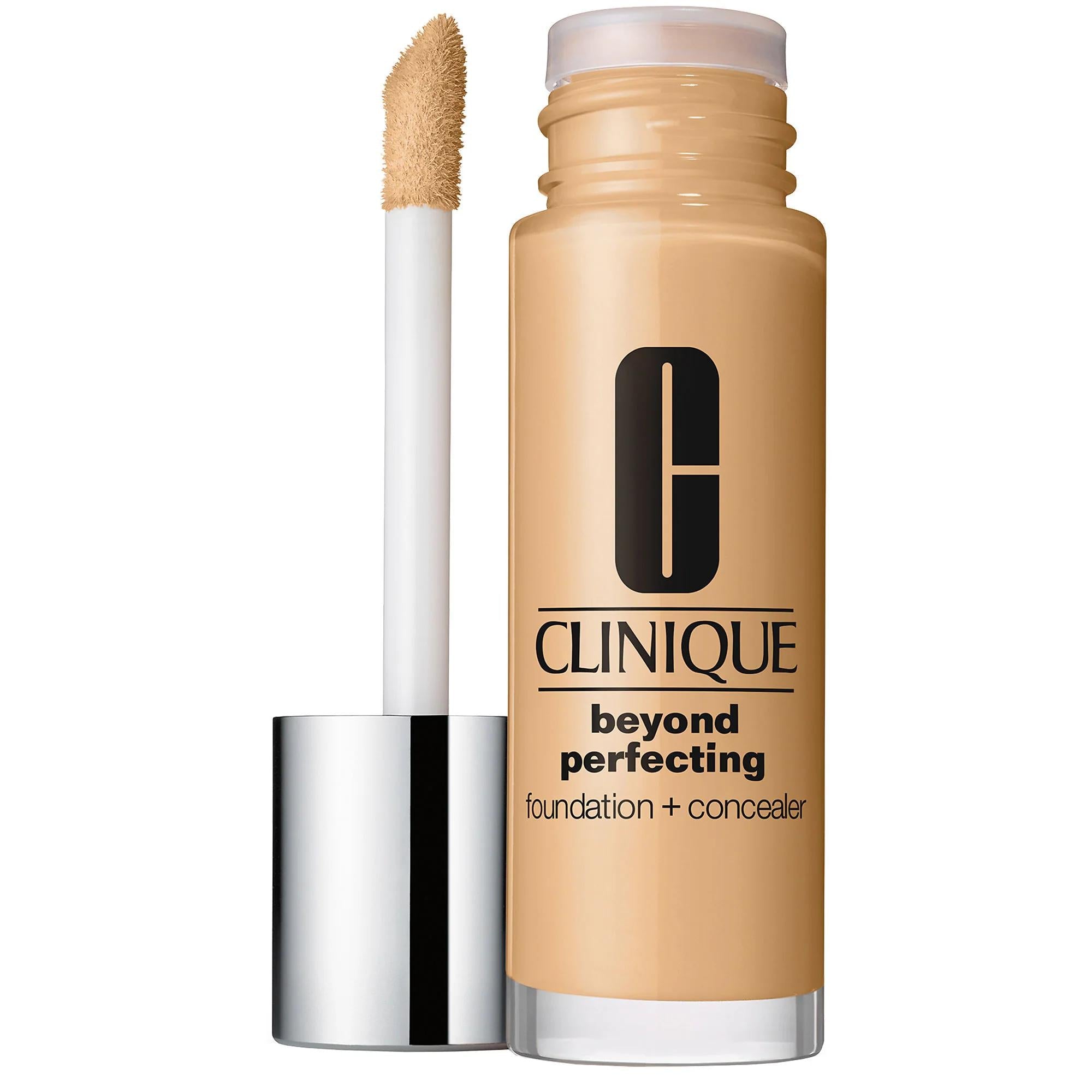 Clinique Beyond Perfecting Foundation + Concealer - Long-Lasting, Full-Coverage, Oil-Free Makeup for All Skin Types