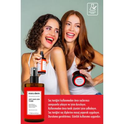 Maruderm Hair Loss Treatment Tonic - Biotin & Caffeine | 200 ml