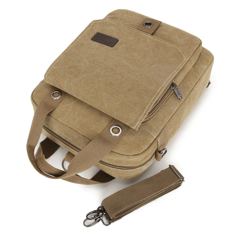 Canvas Trendy Casual Laptop Backpack