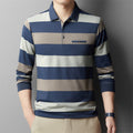 Fashion Colorblock Striped Long Sleeve T-shirt