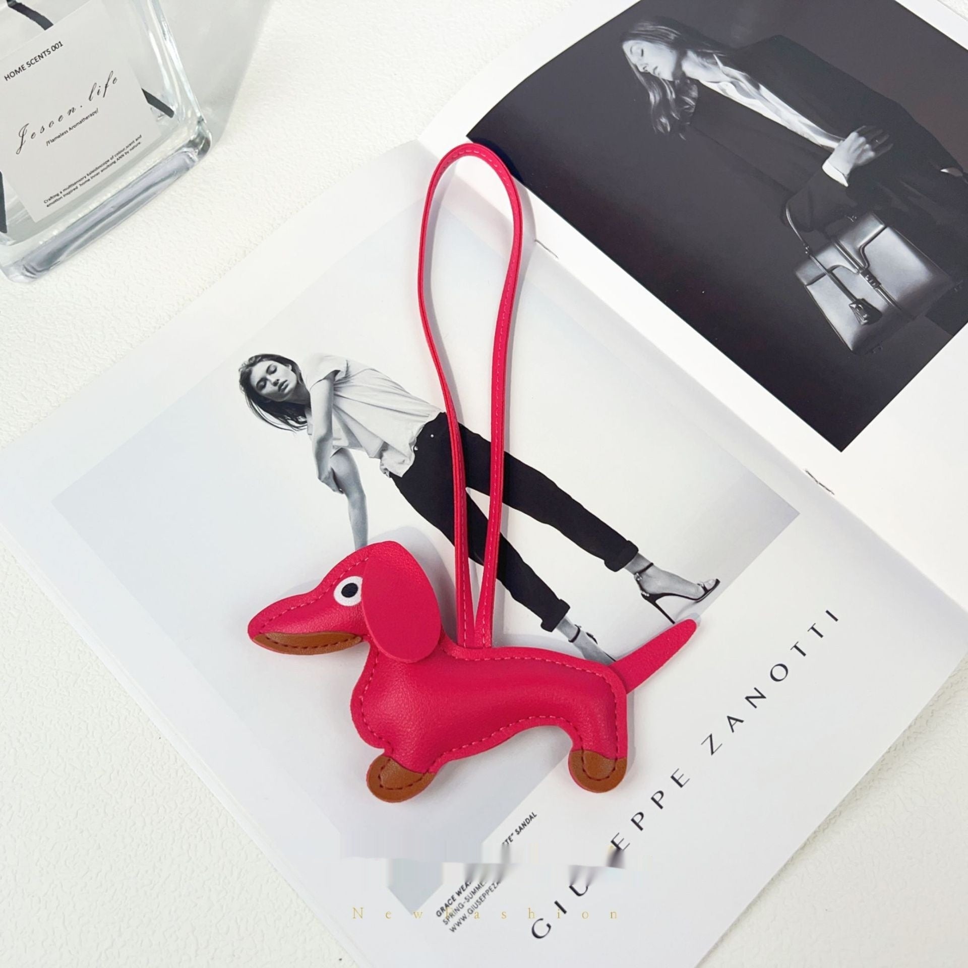 Sausage Dog Carrying Strap Bag Ornaments