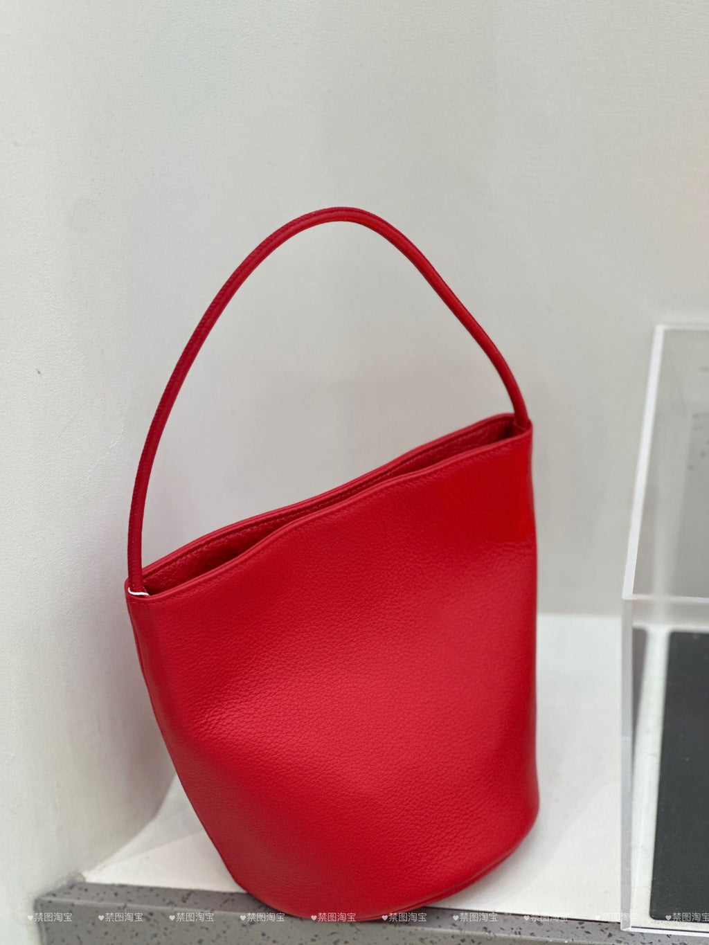 Badi Leather Women's Bag 2025 New High-End Style Small Bucket Bag Shoulder Bag Hand-Carry Top-Layer Cowhide Underarm Bag