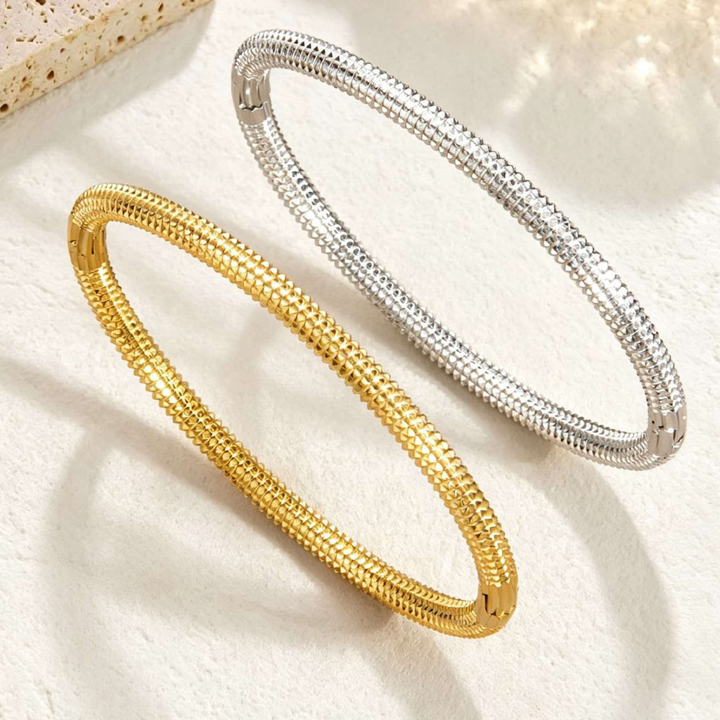 Stainless Steel Minimalist Style Clasp Bracelet