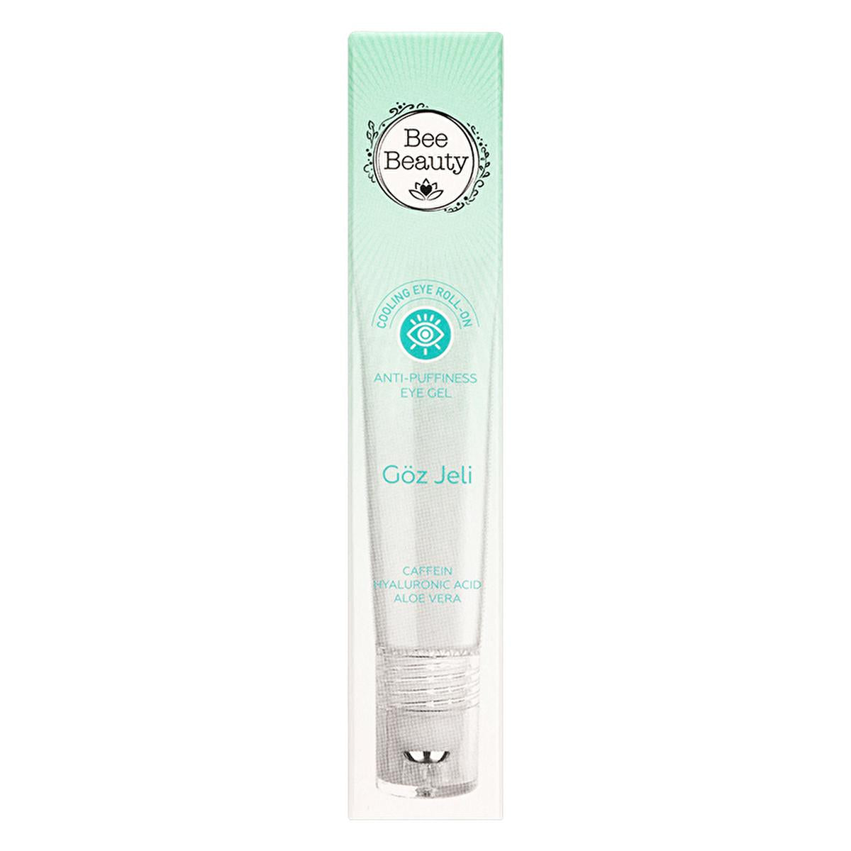 Bee Beauty Cooling Roll-On Eye Gel 15 ml - Under-Eye Gel for Reduced Puffiness & Hydration