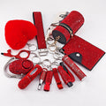 Multifunctional Portable Womens 12-Piece Keychain Set