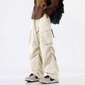 Men's Retro Pleated Straight-Leg Casual Overalls