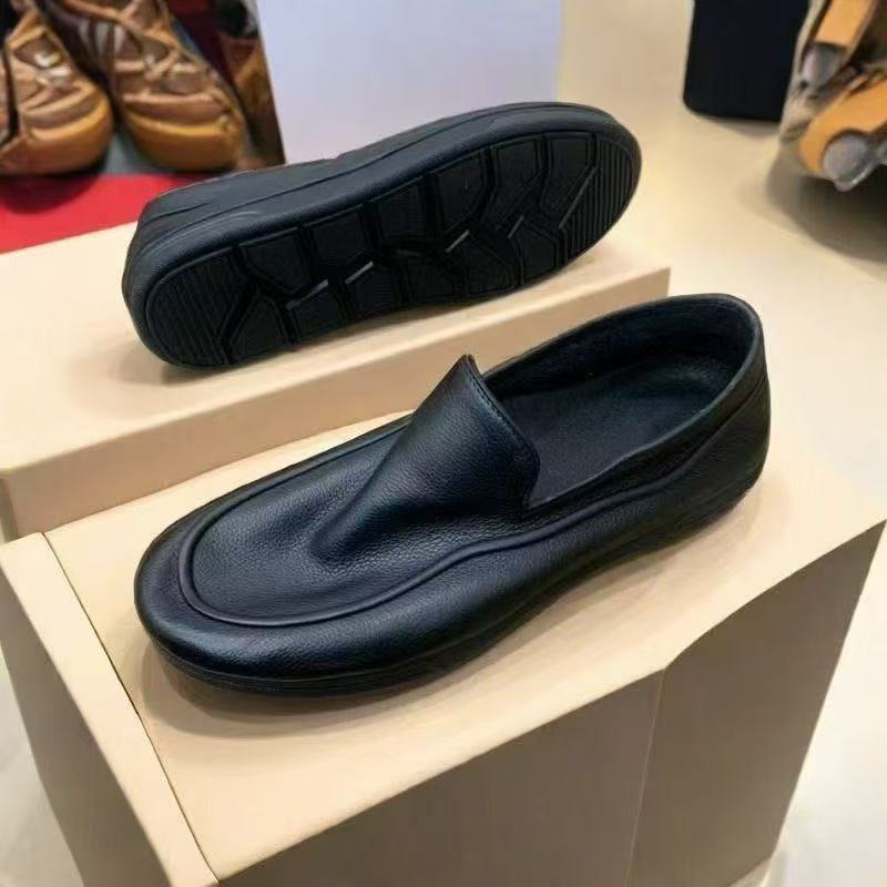 Soft-upper Casual Mens Leather Shoesnew Summer Style