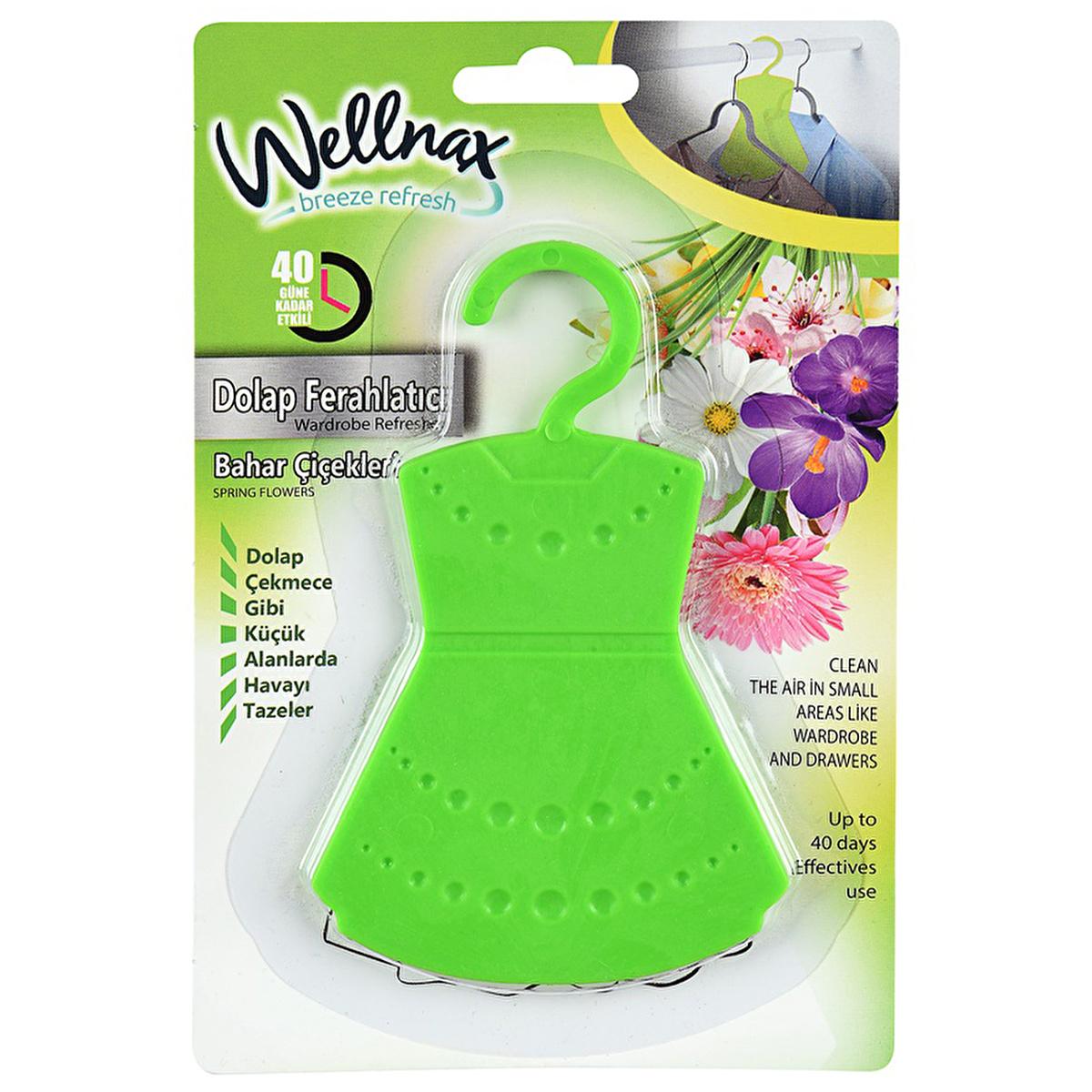Wellnax Clothing Scent Sachet - Freshens Closets & Drawers with Elegant Dress Design, 20g