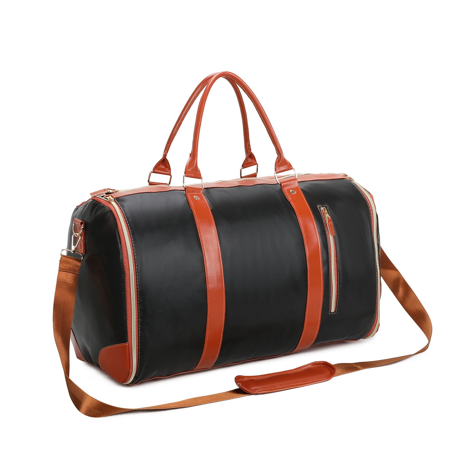 Travel Bag Clothing Storage BagPU Travel Gym Bag Foldable