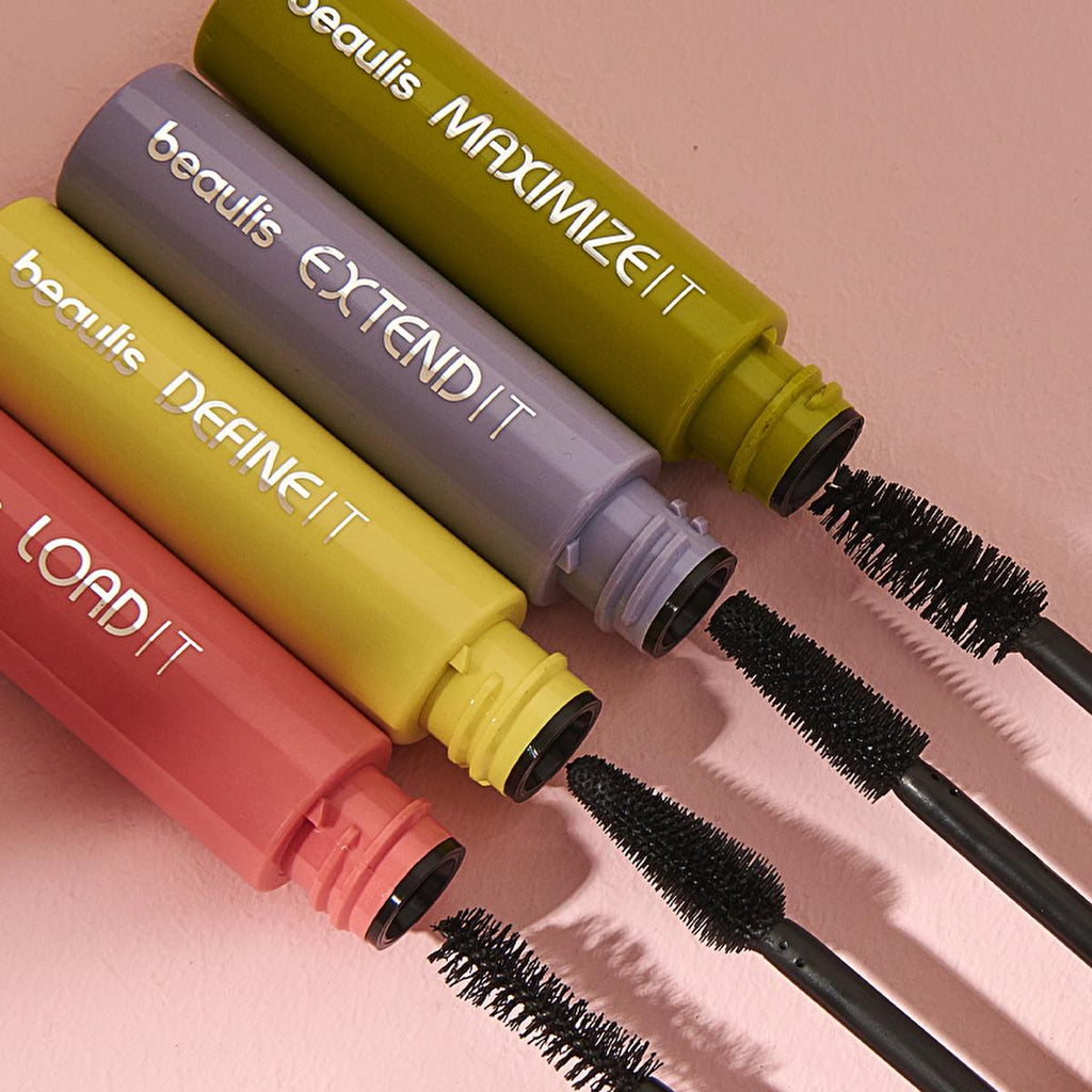 Beaulis Maximize It Mascara - Volumizing, Lengthening & Curling Mascara for Dramatic Eye Look