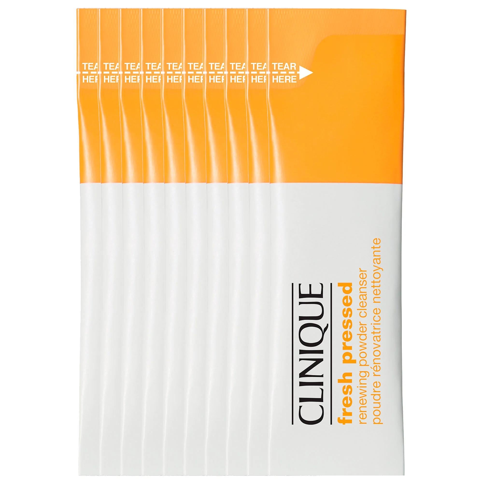Clinique Fresh Pressed Renewing Powder Cleanser with Pure Vitamin C - Vitamin C Powder Cleanser for Brightening & Retexturizing