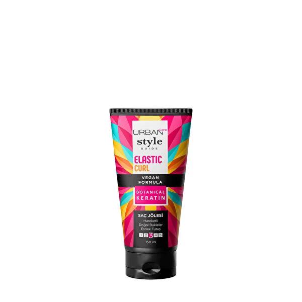 URBAN Care Style Guide Elastic Curl Hair Styling Gel - 150ml, Natural Curls, Flexible Hold, Curl Definition