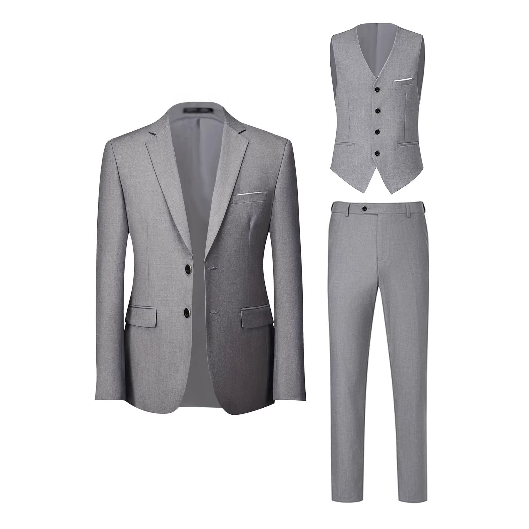 Mens Tailored Suit Grooms Wedding Dress
