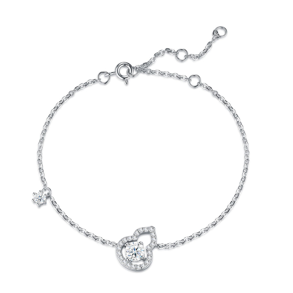 New Sterling Silver Gourd Bracelet For Women
