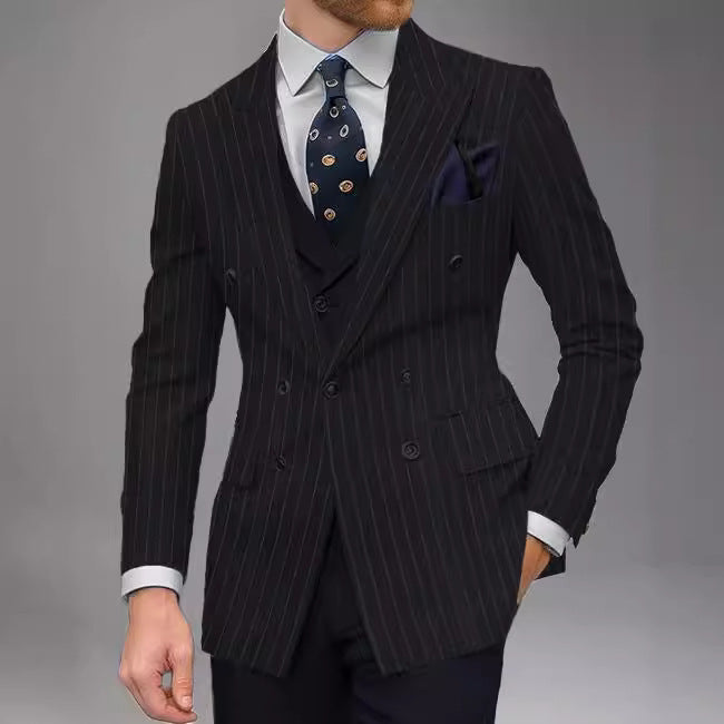 Business-Casual Tailored Suit Spring-Autumn Top For Men