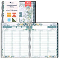 2026 Appointment Book and Planner 6.5 x 8.5 inch Large Floral Tabbed Daily Hourly Weekly Planner Calendar Schedule Book 30 Minute time Slots Jan 2026 Dec 2026
