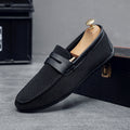 Mens Summer Flyknit Mesh Breathable Slip-On Casual Shoes