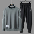 Men's Round Neck Sweater Pants Outfit