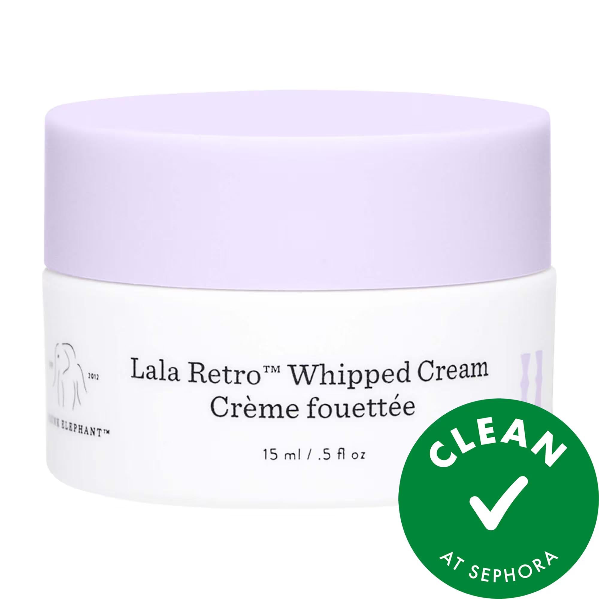 Drunk Elephant Mini Lala Retro™ Nourishing Whipped Moisturizer - Vegan, Cruelty-Free, Ceramide-Rich Moisturizer for Dry Skin