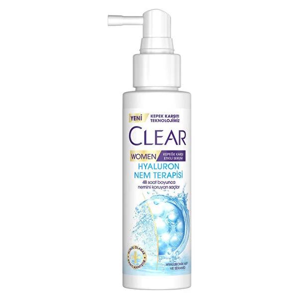 Clear Women Hair Care Serum - Anti-Dandruff, Hyaluronic Acid Moisturizing Serum for Dry Scalp Treatment