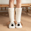 Cute Cartoon Dog Plush Winter Socks
