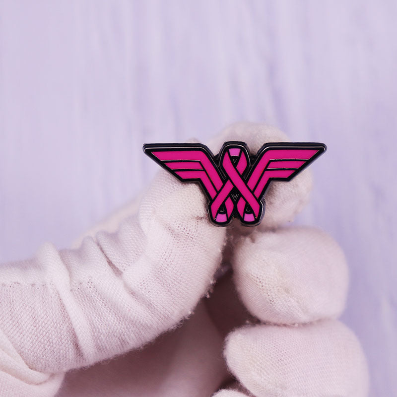Creative Fashion Ribbon Alloy Badge Brooch