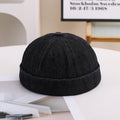 Monochromatic Light Board Washed To Create An Old-fashioned, Retro And Casual Look. Straw Hat With No Brim, Suitable For Daily Outings, Shopping And Outdoor Activities.
