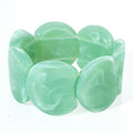 Irregular-shaped Resin Bracelet For Women