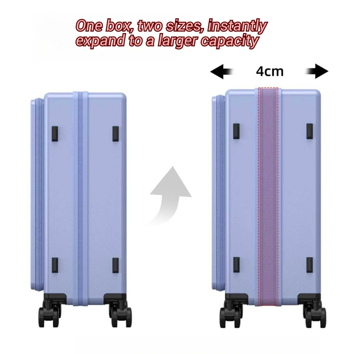 New 20 Inch,24 Inch Luggage Compartment, Large Deep Cabin Luggage Compartment, Side Opening Luggage Compartment, Luggage Rack With Pull Rod, Universal Silent Wheels, Password Box Travel Luggage