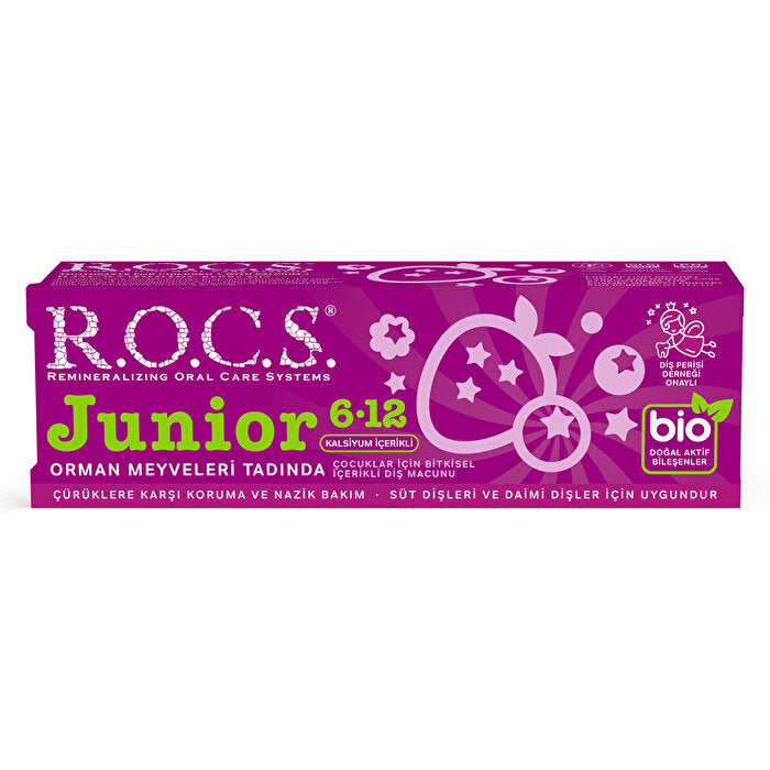 ROCS Junior 6-12 Toothpaste 60 ml / Forest Fruits