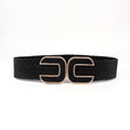 Women's Niche Straw Elastic Waistband