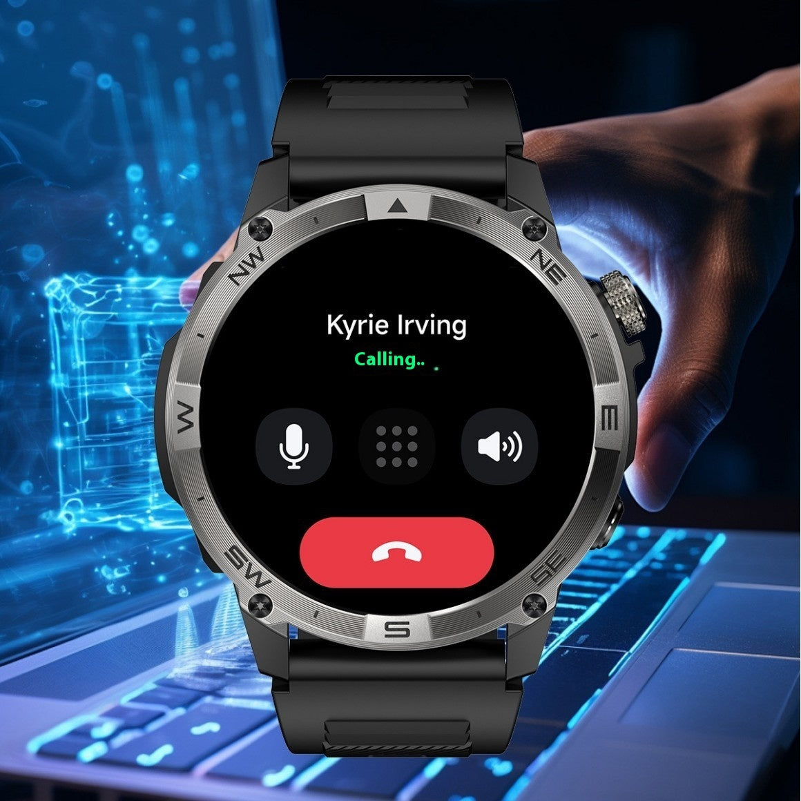 Multifunctional Altitude Pressure Compass Heart Rate Blood Oxygen Sports Waterproof GPS Smart Watch