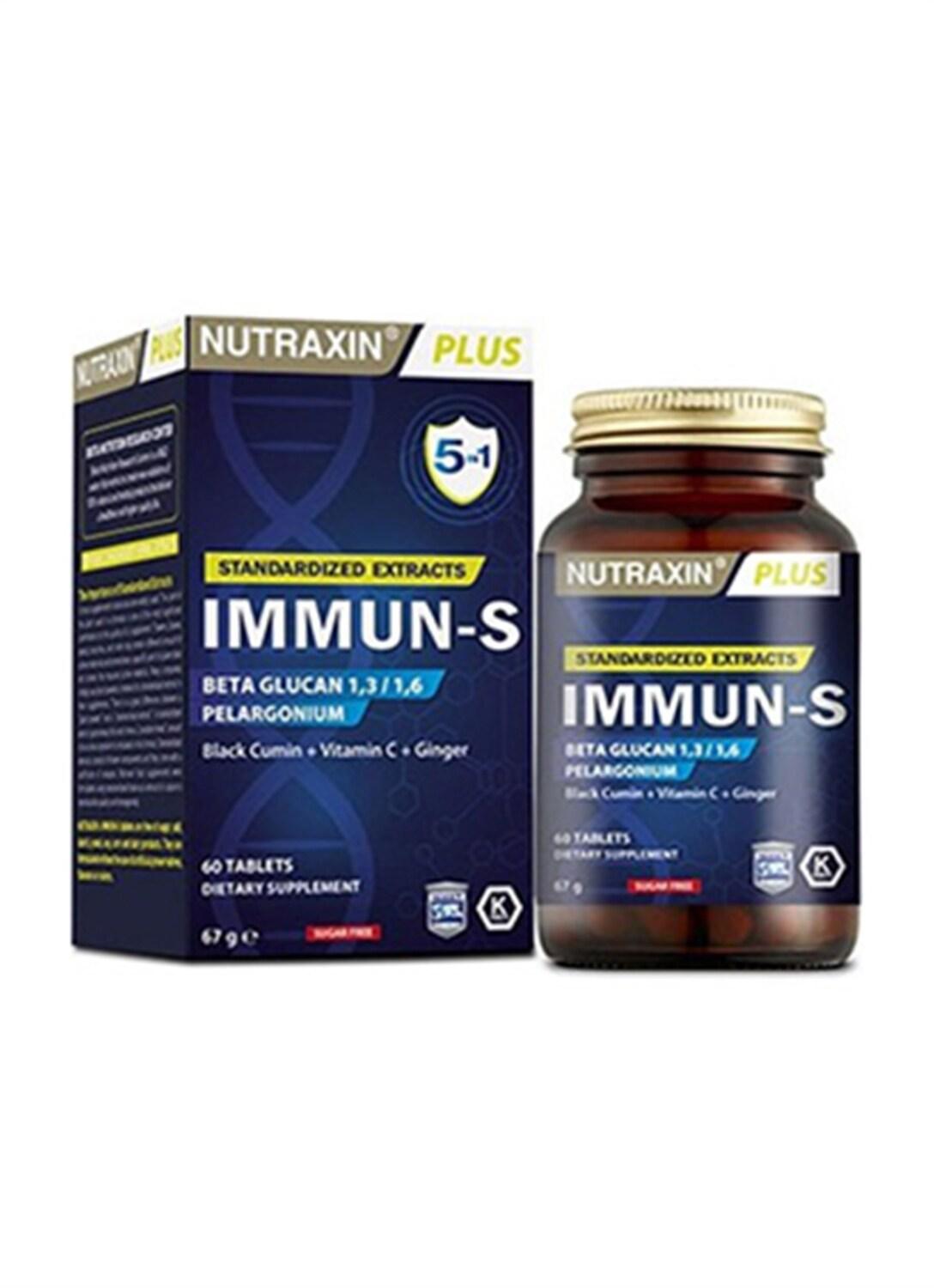 Nutraxin Immune Support Supplement with Beta Glucan & Vitamin C - Vegan Immune Boost for Adults