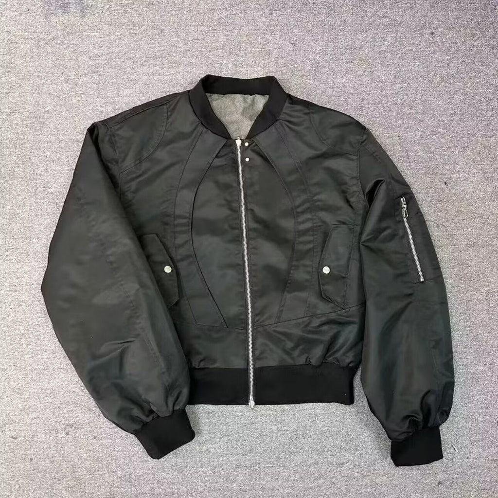 Short Double-sided Niche Retro Design Casual Baseball Collar Jacket