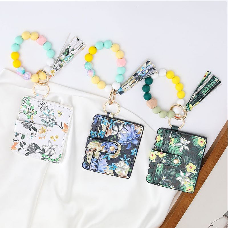 Creative Silicone Bead Wrist Anti-Lost Coin Purse