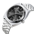 Student-style Fashionable Stainless Steel Strap Calendar Quartz Mens Watch